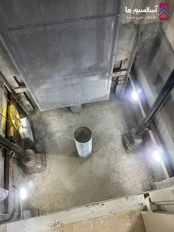 راه اندازی کف چاله آسانسور هیدرولیک