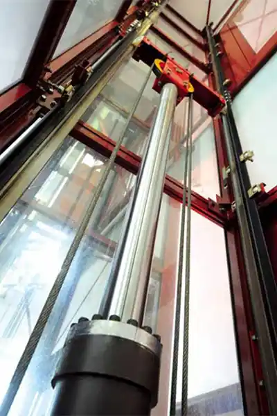 انواع آسانسور هیدرولیکی سیم بکسلی